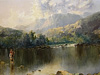 Painting Restoration: ''Mountlake''. Joseph Horlor, 1809-1887. Oil on canvas, 24,80'' x 37,60''; Signature; Private Collection.