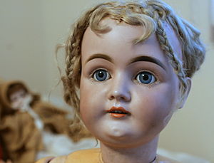 A German bisque doll from around 1900 A German bisque doll from around 1900