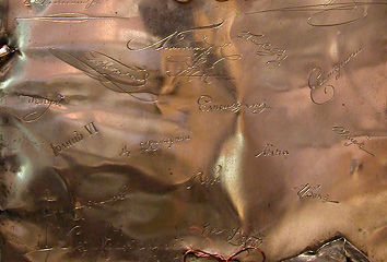 Grashe Seattle and Bellevue Fine Art Restorers. Rare and interesting cases of antique restoration: The Imperial Family's Silver Scroll, c.1913. Grashe Seattle and Bellevue Fine Art Restorers. Rare and interesting cases of antique restoration: The Imperial Family's Silver Scroll, c.1913.