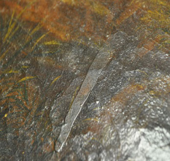 Grashe Seattle and Bellevue Fine Art Restorers. Rare and interesting cases of antique restoration: Roman Scene with Monks - Italian School