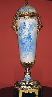 Grashe Seattle and Bellevue Fine Art Restorers. Art for sale: Sevres Vase With Bronze Ormolu. Grashe Seattle and Bellevue Fine Art Restorers. Art for sale: Sevres Vase With Bronze Ormolu.