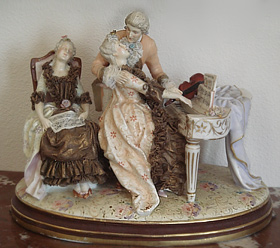Grashe Seattle and Bellevue Fine Art Restorers. Art for sale: Sitzendorf Porcelain Composition. Grashe Seattle and Bellevue Fine Art Restorers. Art for sale: Sitzendorf Porcelain Composition.